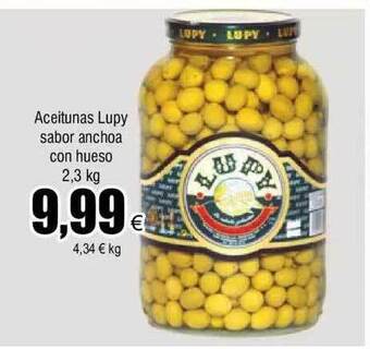FROIZ Aceitunas lupy sabor anchoa con hueso oferta