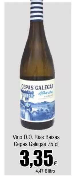 FROIZ Vino d.o. rias baixas cepas galegas oferta