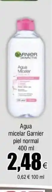 FROIZ Agua micelar garnier piel normal oferta