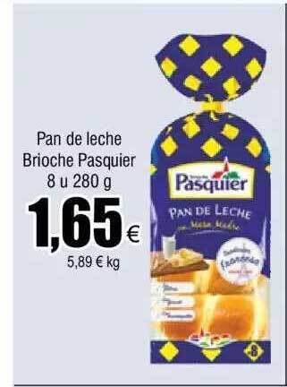 FROIZ Pan de leche brioche pasquier oferta