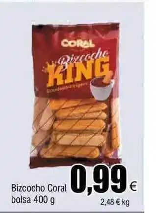 FROIZ Bizcocho coral bolsa oferta