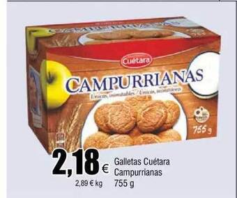 FROIZ Galletas cuétara campurrianas oferta