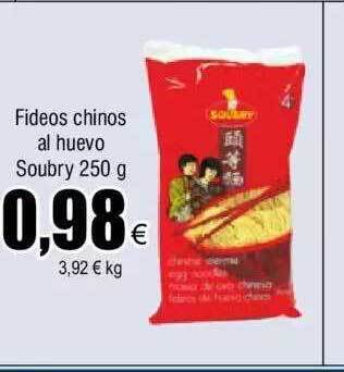 FROIZ Fideos chinos al huevo soubry oferta