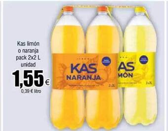 FROIZ Kas limón o naranja pack 2 oferta