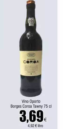 FROIZ Vino oporto borges coroa tawny oferta