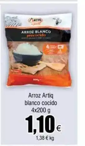 FROIZ Arroz artiq blanco cocido oferta