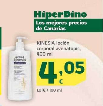 HiperDino Kinesia loción corporal avenatopic oferta