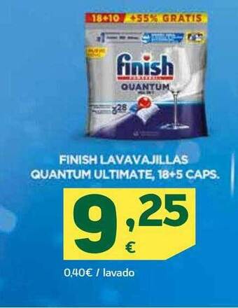 HiperDino Finish lavavajillas quantum ultimate oferta