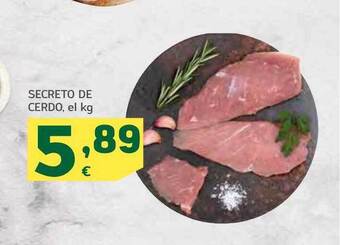 HiperDino Secreto de cerdo oferta