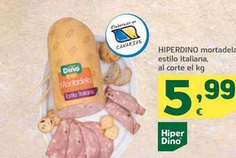 HiperDino Hiperdino mortadela estilo italiana oferta