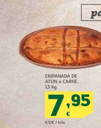 HiperDino Empanada de atún o carne oferta