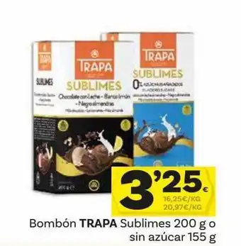 Supermercados Dani Bombón trapa sublimes o sin azucar oferta