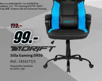 MediaMarkt Silla gaming dr50 drift oferta