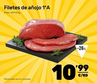 AhorraMas Filetes de añojo oferta