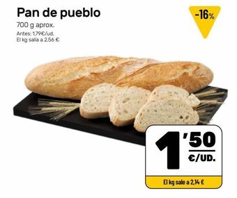 AhorraMas Pan de pueblo oferta