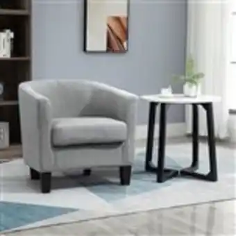 Embargos a lo bestia Butaca homcom acolchada gris 74x75x72 cm oferta
