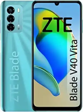 Zte blade v40 vita - smartphone 6,74" hd+ 90hz, 4gb ram, 128gb almacenamiento, bateria de 5130 mah, carga rápida 22,5w, tr...