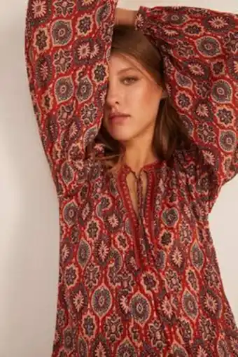 Springfield Blusa estampado mix étnico oferta