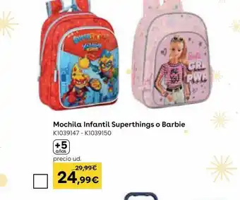 ToysRus Mochila infantil adapt superthings oferta