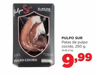 Alimerka Pulpo Sur Paras de pulpo cocido 250 g oferta