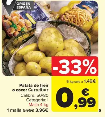 Carrefour Patatas carrefour oferta
