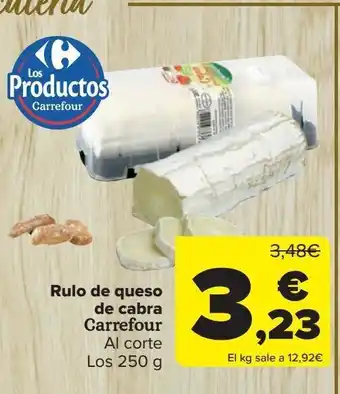 Rulo de queso de cabra carrefour