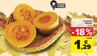 Carrefour Calabaza oferta