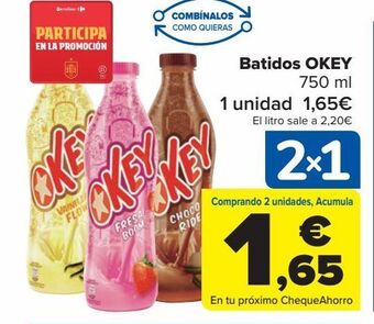 Carrefour Batidos okey oferta