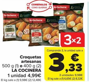 Carrefour Croquetas artesanas la cocinera oferta