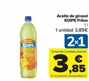 Carrefour Aceite de girasol koipe fritos oferta