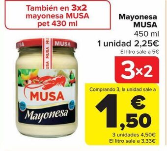 Carrefour Mayonesa musa oferta
