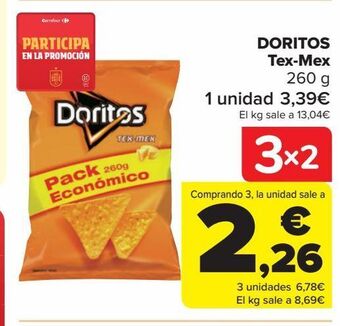 Carrefour Doritos tex- mex oferta
