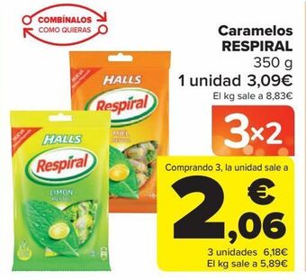 Carrefour Caramelos respiral oferta