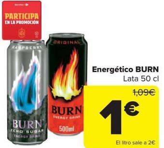 Carrefour Energético burn oferta