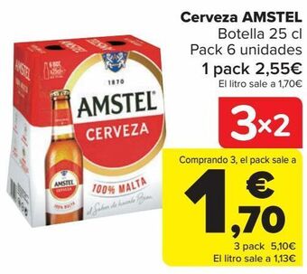 Carrefour Cerveza amstel oferta