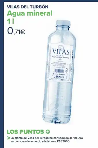 Carrefour Agua vilas del turbon 1l oferta