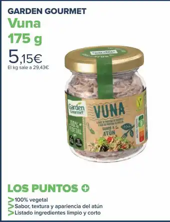 Carrefour Sensational vuna 175 gramos garden gourmet oferta