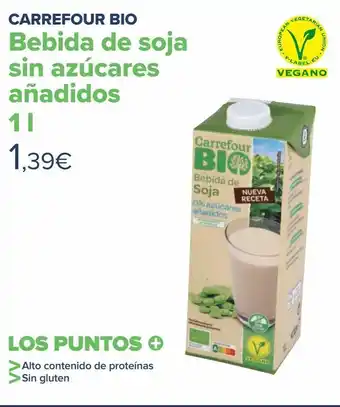 Carrefour Bebida de soja carrefour bio oferta