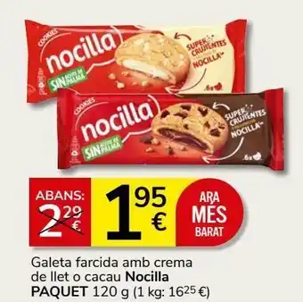 Consum Galletas nocilla oferta