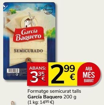 Consum Queso semicurado garcía baquero oferta