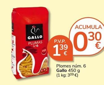 Consum Pasta gallo oferta