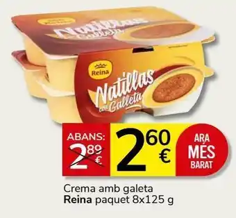 Consum Natillas con galleta reina oferta