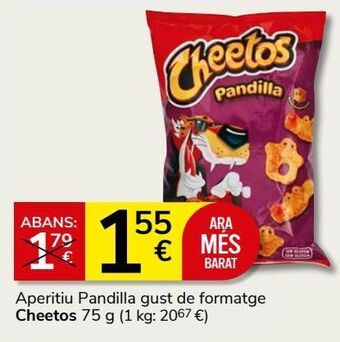 Consum Snacks cheetos oferta