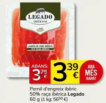 Jamón serrano legado del pozo
