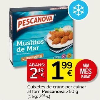 Consum Muslitos de cangrejo pescanova oferta
