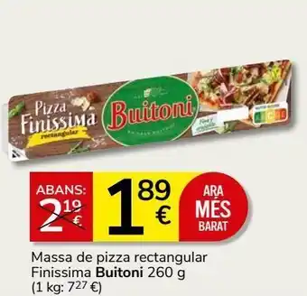 Consum Masa de pizza buitoni oferta