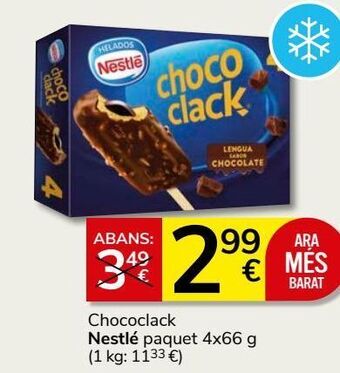 Consum Helados nestlé oferta