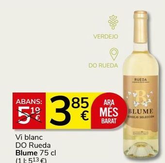 Consum Vino blanco blume oferta
