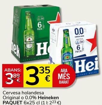 Consum Cerveza sin alcohol heineken oferta