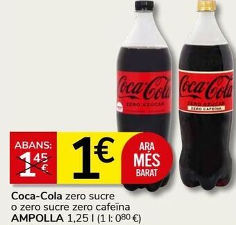 Consum Coca-cola oferta